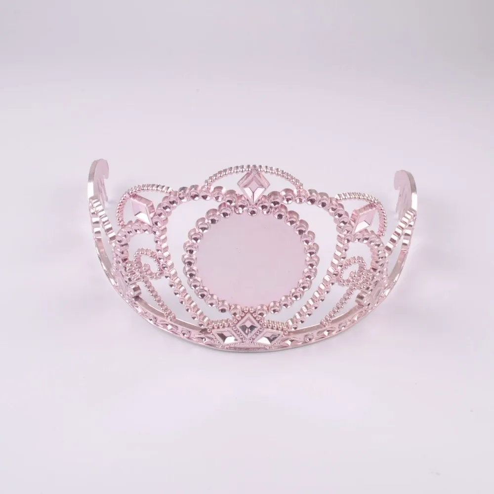 
Christmas gifts the latest fashion crown girls love plastic hair clips 