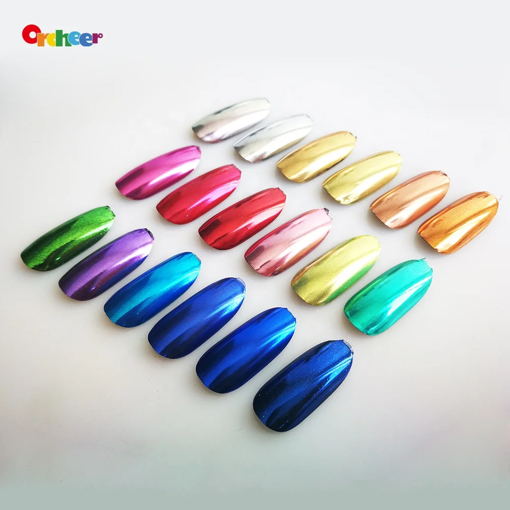 
Magic chrome mirror effect pigment powder for nail art and Manicure 