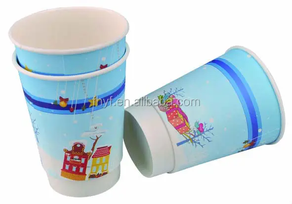 
12oz High Quality Double Wall Paper Cup white 