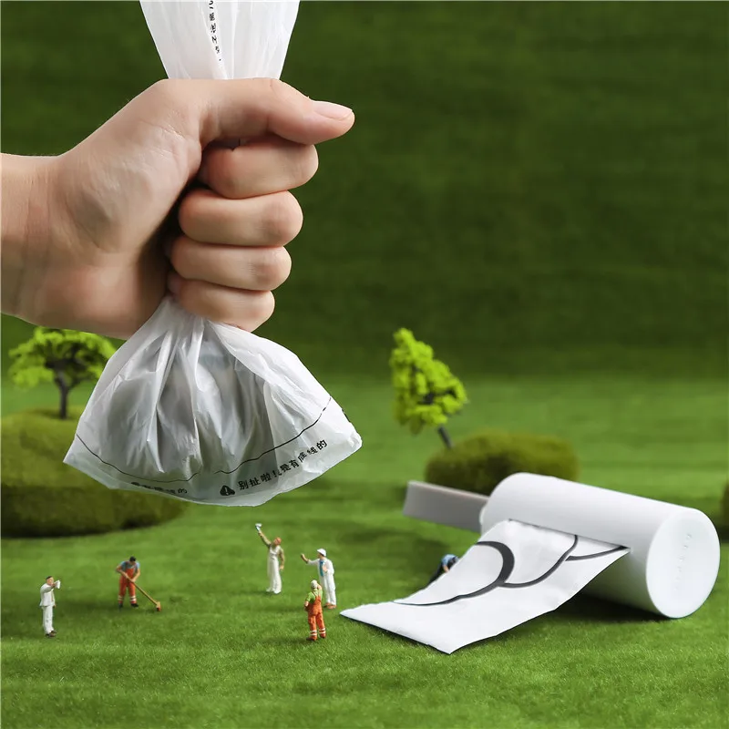 
Wholesale PETKIT Biodegradable Dog Waste Bags with Dispenser and Leash clip 