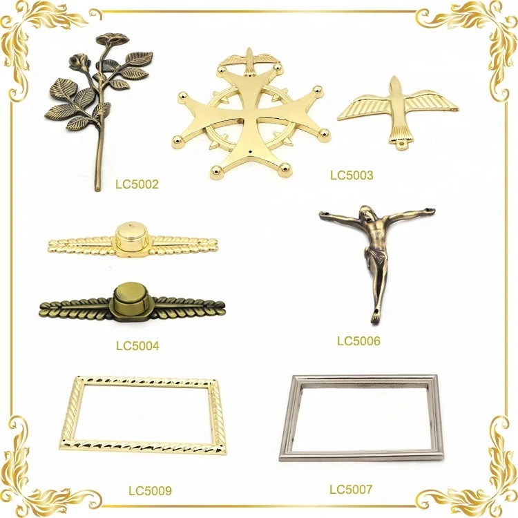 Оборудование для погребальных металлических принадлежностей, фитинг для гроба, углы шкатулки