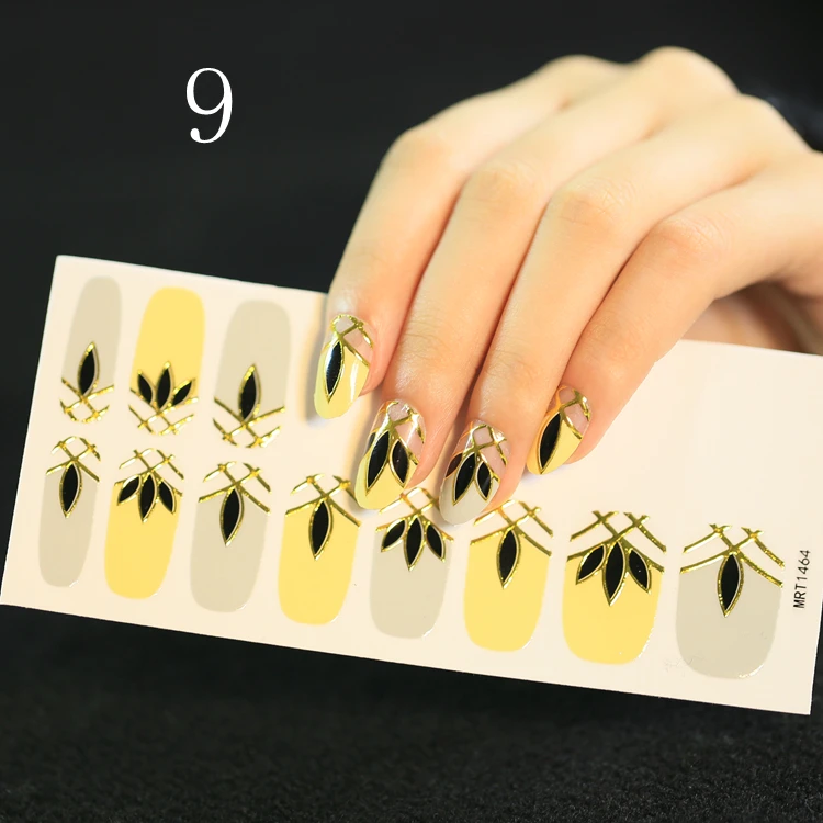 Super Quality Nail Strips/Unique Design Nailpolish Wraps/Long Time Nail Stickers