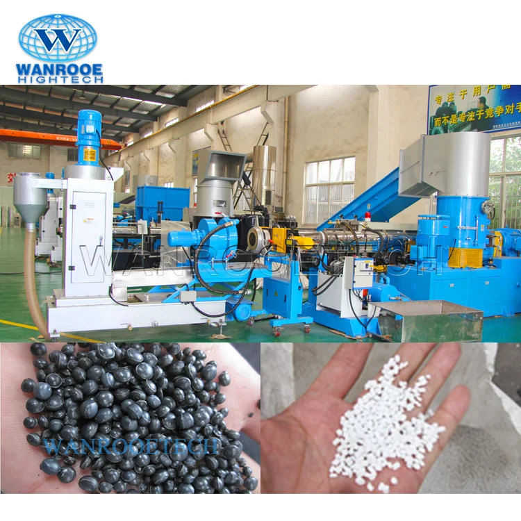 Переработка отходов PP PE HDPE машина для гранулирования пластиковой