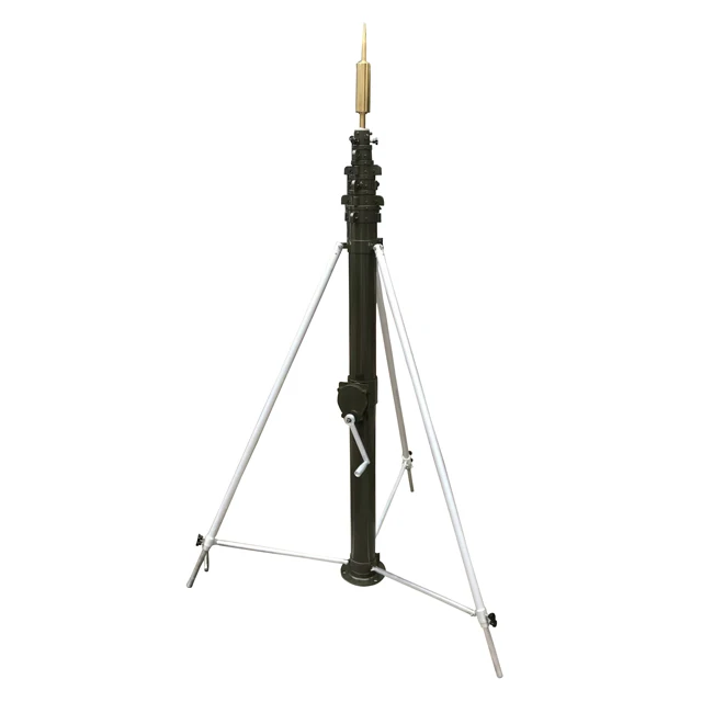 Xuedian 8M hand crank telescopic mast for CCTV camera