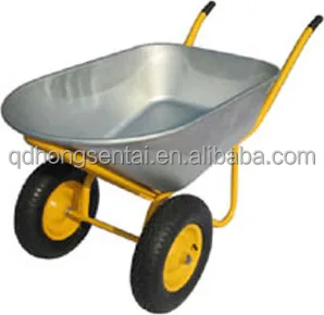 Двухколесная Тяжелая алюминиевая и оцинкованная ручная тачка