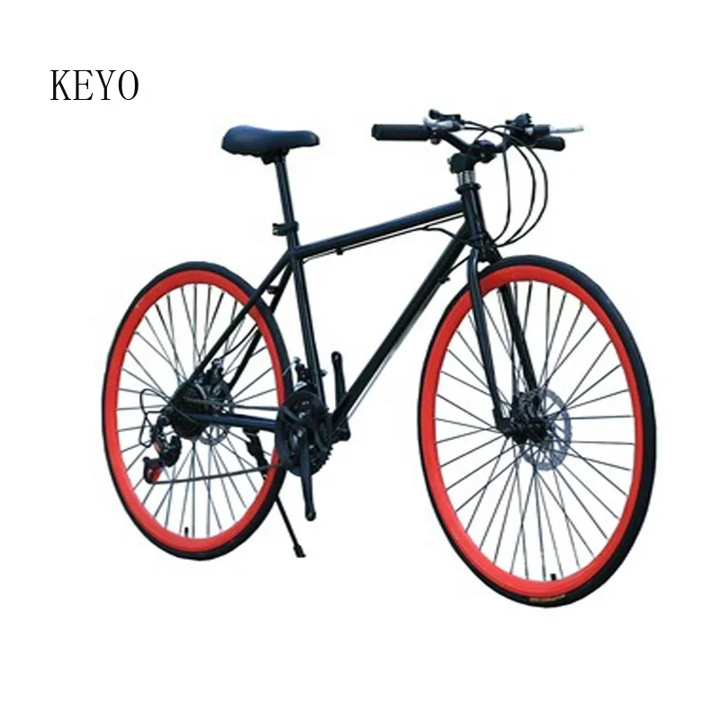 Дорожный гоночный велосипед 700C, дешевый стальной каркас, дорожный велосипед