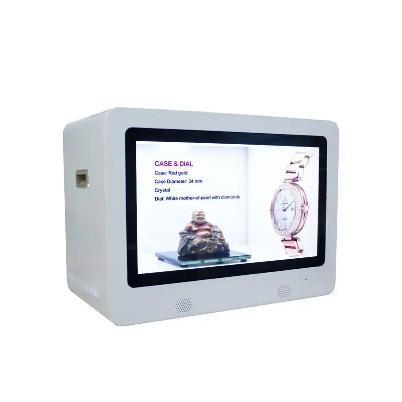 See-through Advertising Media Player Box Transparent Lcd Panel Display 7 Days to Delivery Indoor Lcd Display Touch Screen CN;GUA