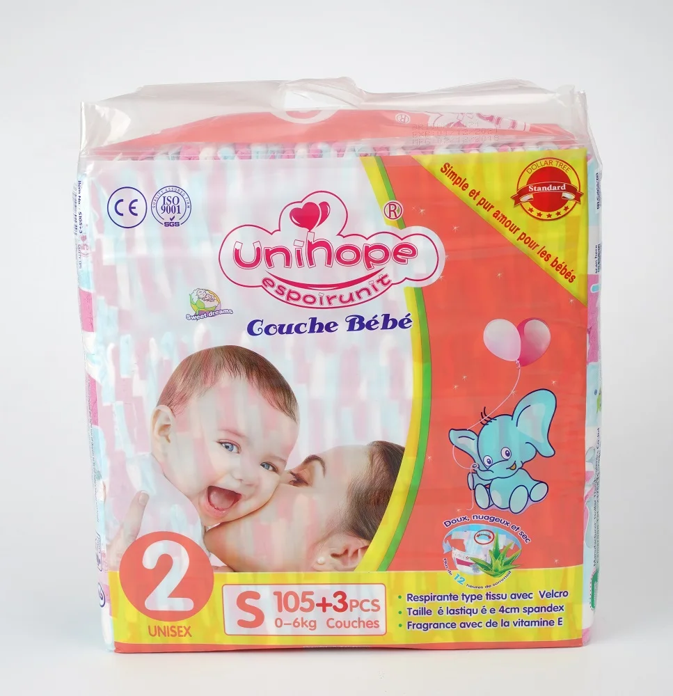 Unihope disposable baby diaper manufacturer in Quanzhou with OEM service