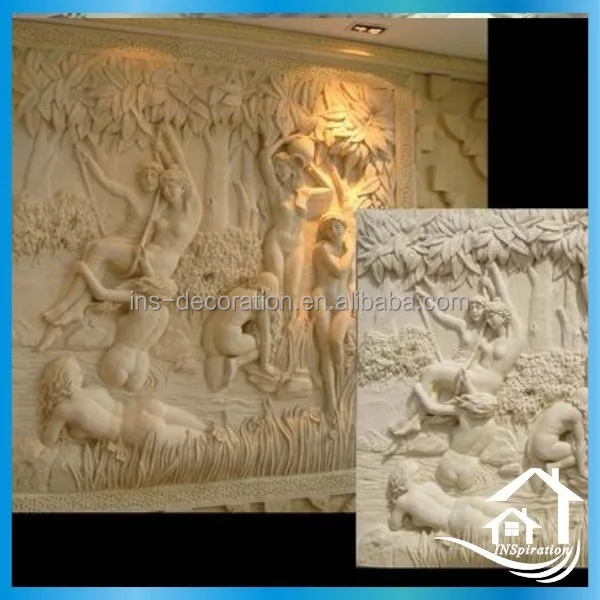 Environment friendly resin wall art sculpture