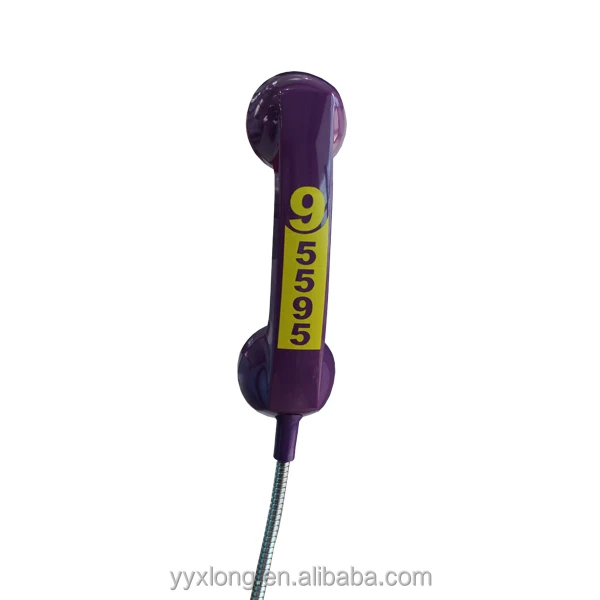 New Black Handset for Payphone Payphones Pay Phone Telephone