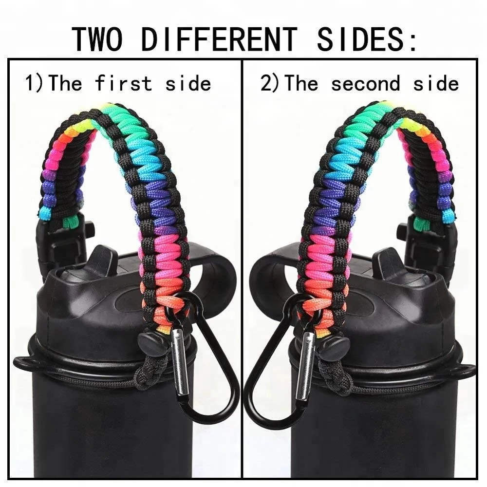 Durable Simple Modern Paracord Bottle Handle For Wide Mouth Water Bottles