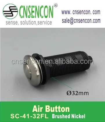 Chrome ,Nickel Brush,Oil Rubbed Air button ,SAB for food waste disposer and Spa air switch button