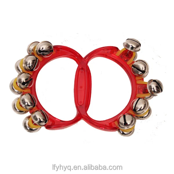 Hot Sale Noise Maker Colorful Children's Plastic Hands Clapper Bells Toys