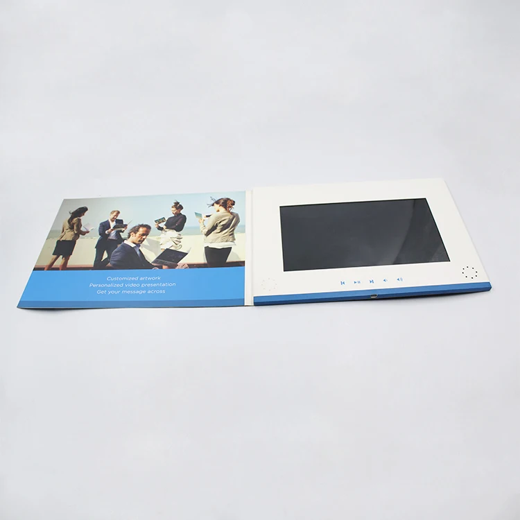 TFT 10inch LCD Screen Invitation Lcd Video Greeting Card Digital Video wedding book