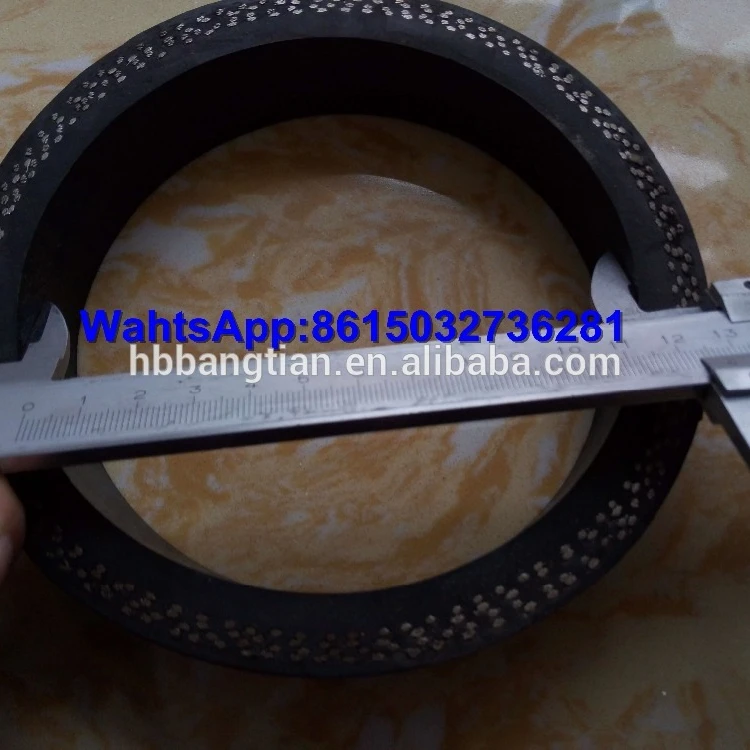 
China Steel Wire Braided Flexible Concrete Pump Rubber End Hose 