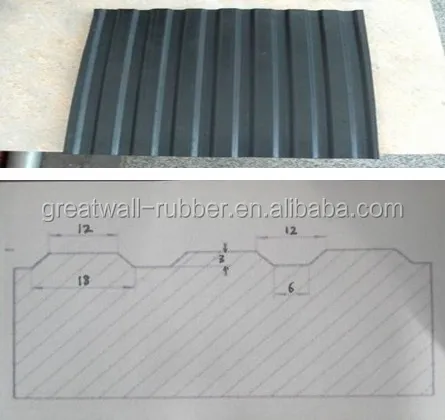 10mm thickness 2000mm width wide used rubber sheet back surface fabric finish with 1ply 2ply 3ply