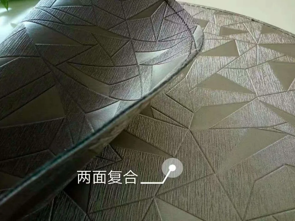 pu hotel oval placemat embossed double design leather placemats