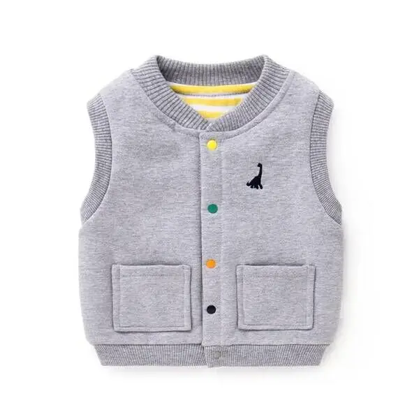 
Unisex Infant Toddler Waistcoat Sleeveless Tank Top Baby Warm Jacket Cotton Warm Vests 