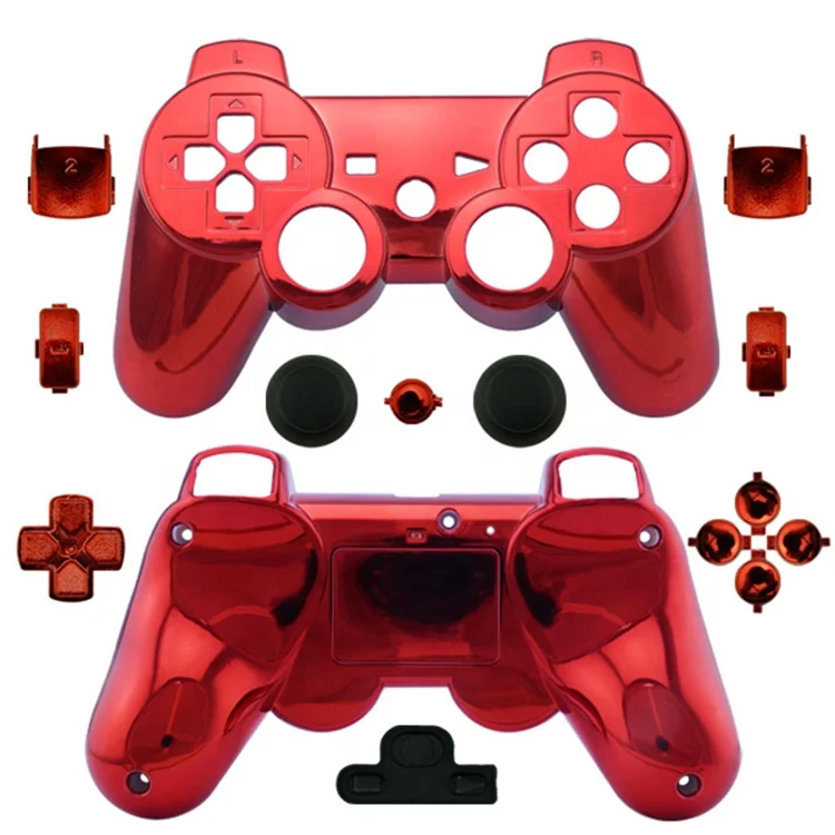 Хромированные запасные части корпус контроллера чехол для PS3 Playstation 3