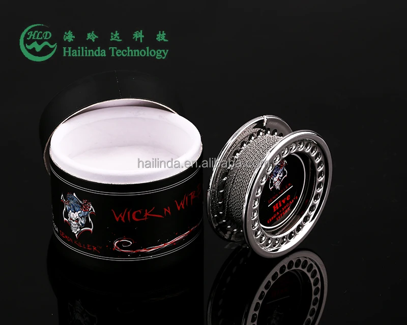 
Newest products 15ft each roll demon killer vape wires with cotton demon killer twisted alien tiger wire quad heating wire 