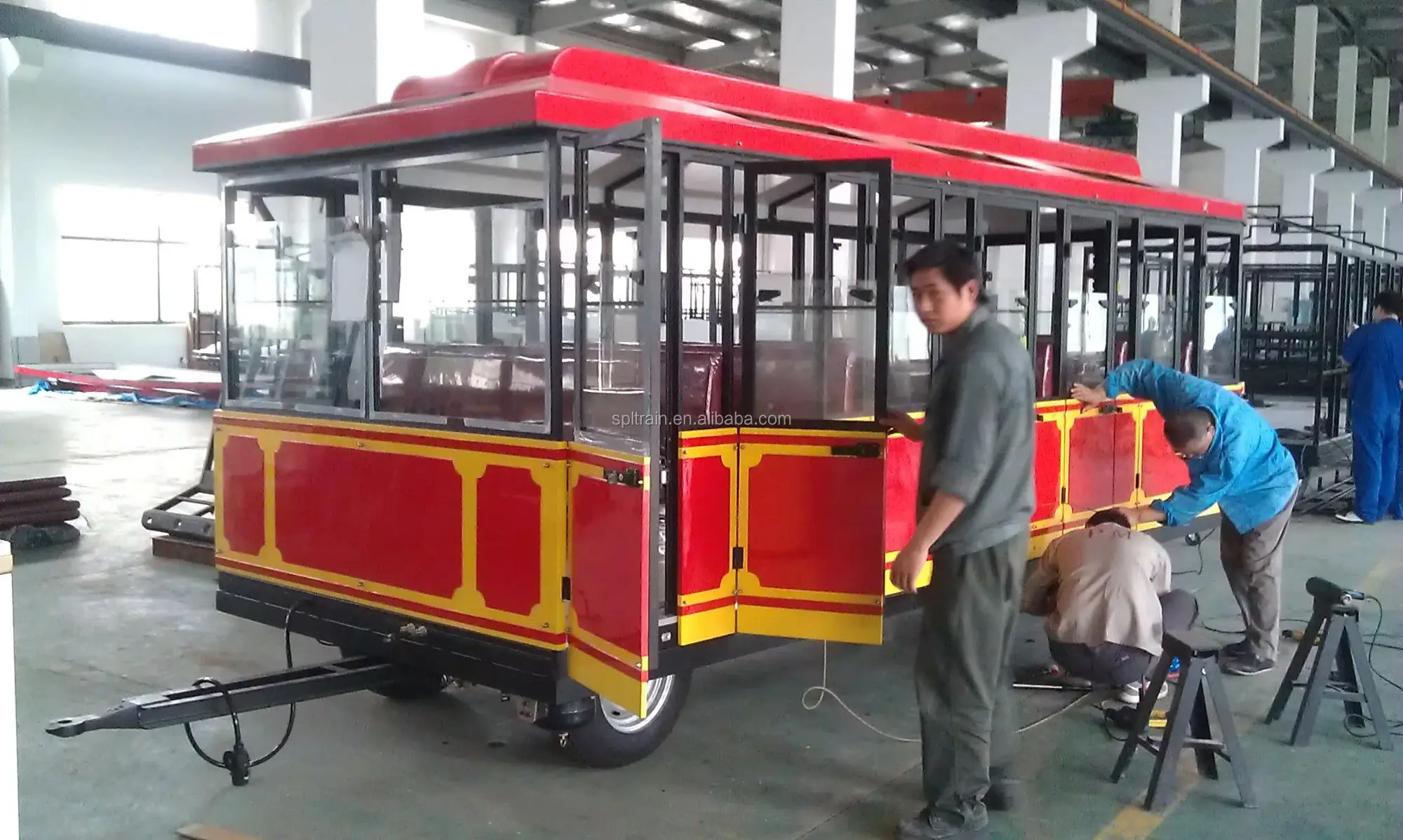 
28 seats passenger trailer coach trolley 