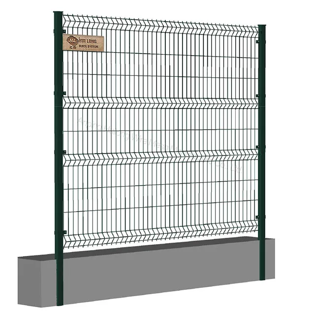 4 bending triangular welded mesh panel fence