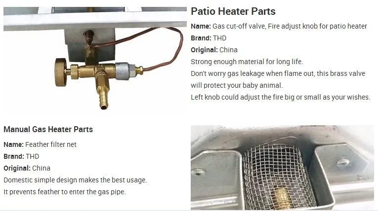 
Kenya Chick Farming heating equipment Manual ignition universal infrared gas heater brooder 