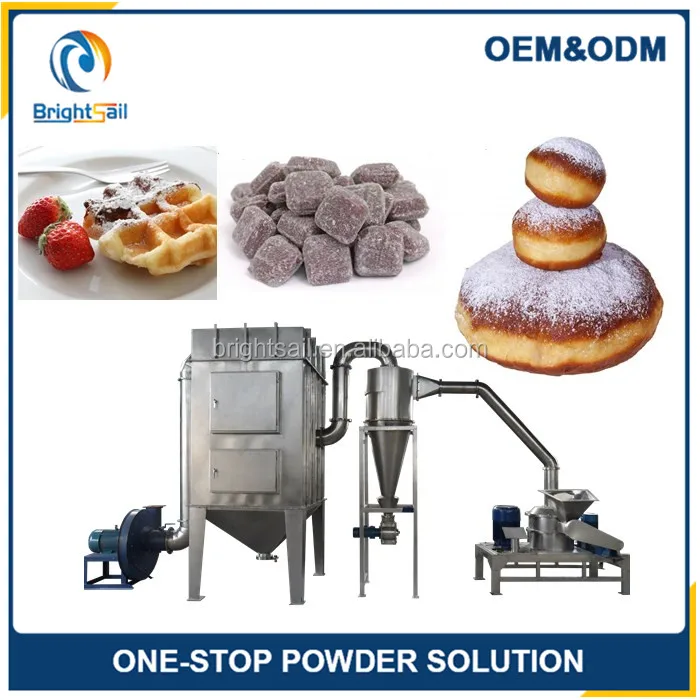 Сахарной пудры фрезерный станок порошок сахарной пудры шлифовальный станок сахарная мельница