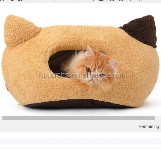 
new arrival pet products cute cat ear shape large size breathable luxury cat bed ,Janpanese Ger winter warm pet house 