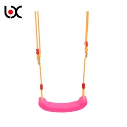High quality durable outdoor safety colorful garden durable kids hanging plastic swing