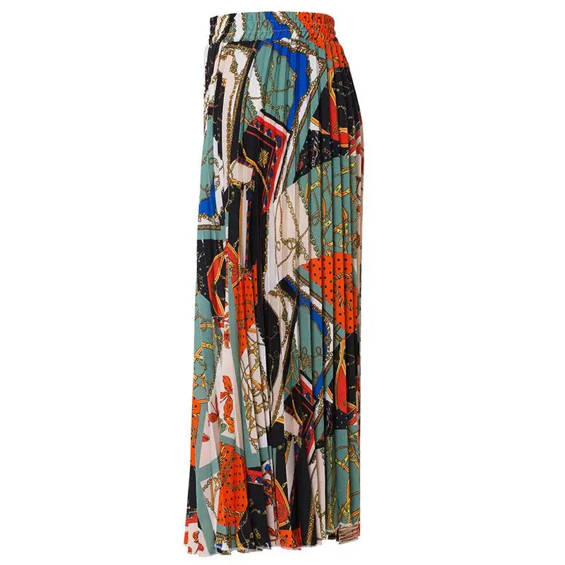 Korean Design Ladies Fashion Retro Clothing Pleated Bodycon Wear Skirts