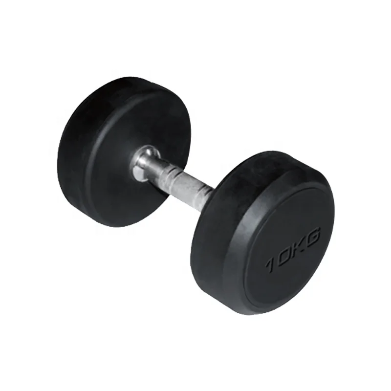 Newest Hot Selling Dome Rubber Weightlifting Dumbbells The Dumbbell Fitness