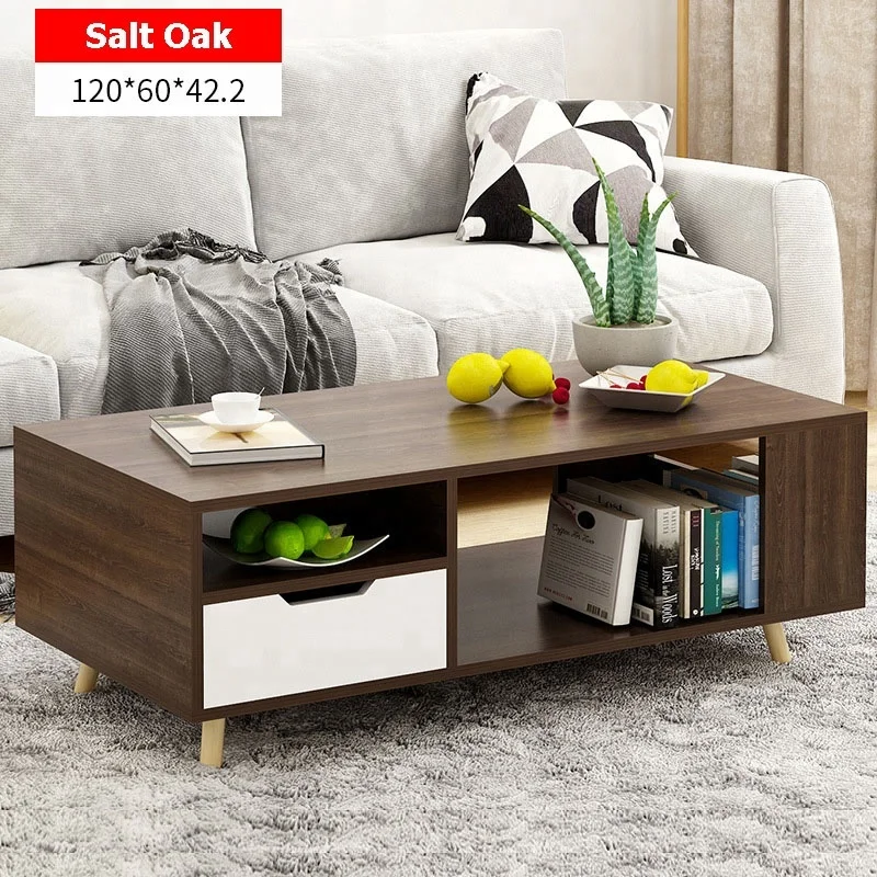 Modern Design Wooden Leg Coffee Table Living Room Furniture Tea Table Center Table