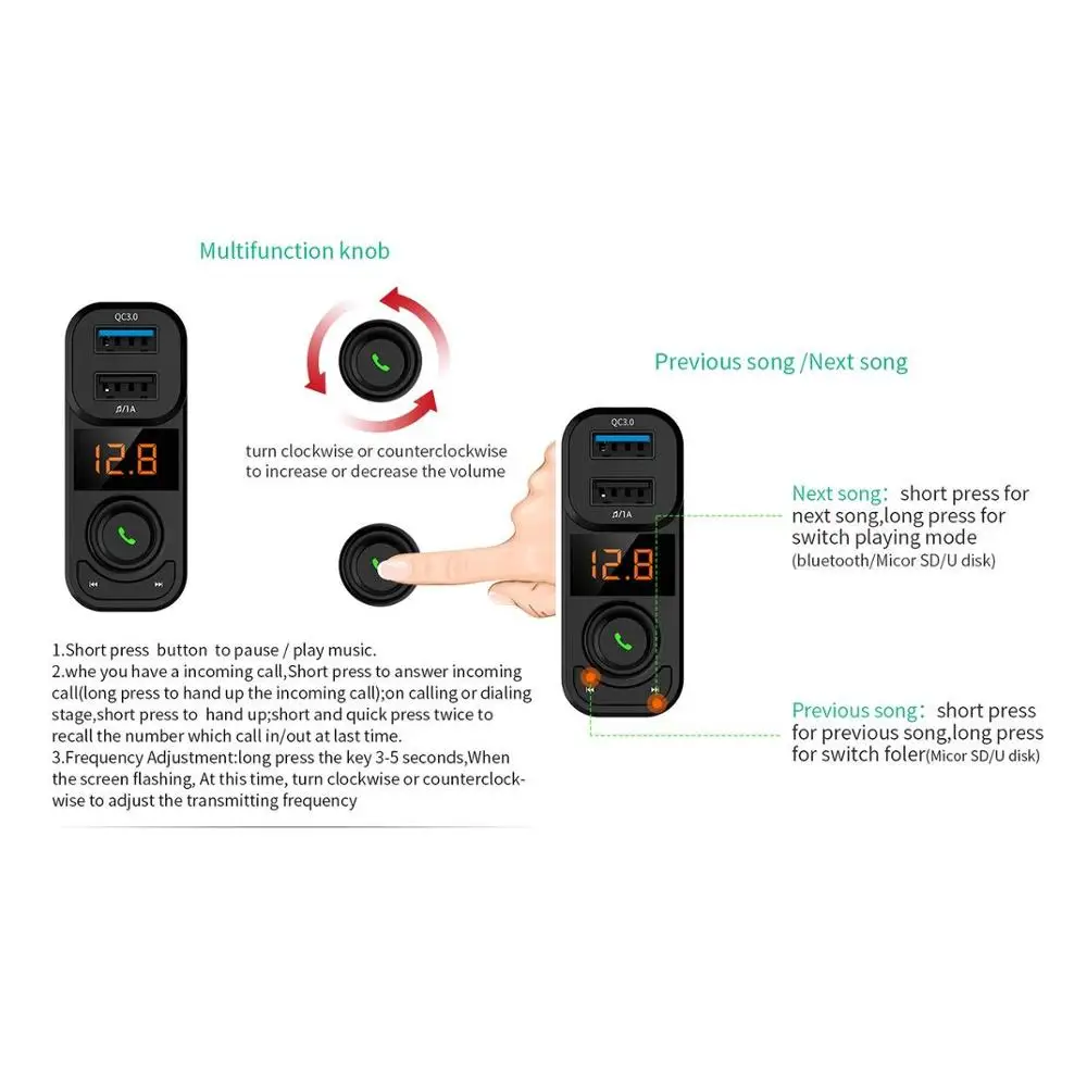 2021 HG Bluetooth Audio Adapter for Headphones,Speaker, Wireless Receiver with MIC for Hands-Free and Music,bluetooth car kit