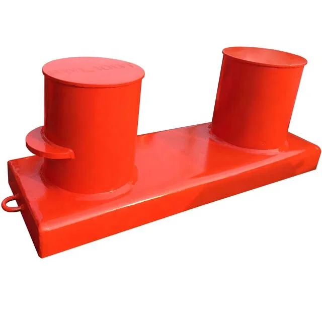 Marine DIN82607 Double Steel Pipe Bollard