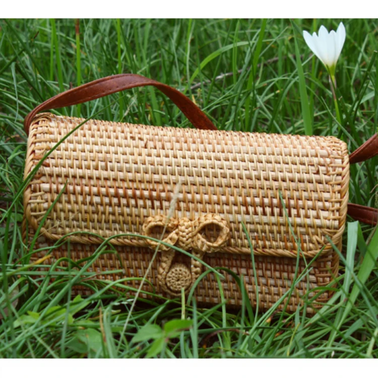 
Best Price Superior Quality Good Quality Hand Made Woven Shoulder Rattan Bag 