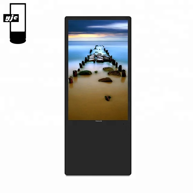 55 Inch LCD Portable Advertising Player For Restaurant Retail LCD Poster Advertising Display Screen Portable Digital Signage