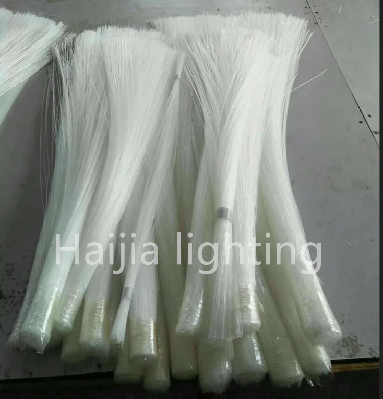 scratch processing Straighten star sky ceiling lighting decorative plastic optical fiber
