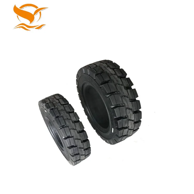 
High quality 2018 solid industrial forklift rubber cart tire 
