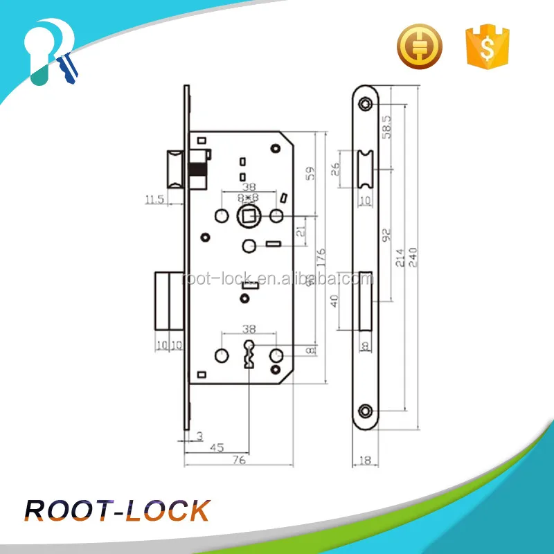 Top door lock best brand home smart door lock