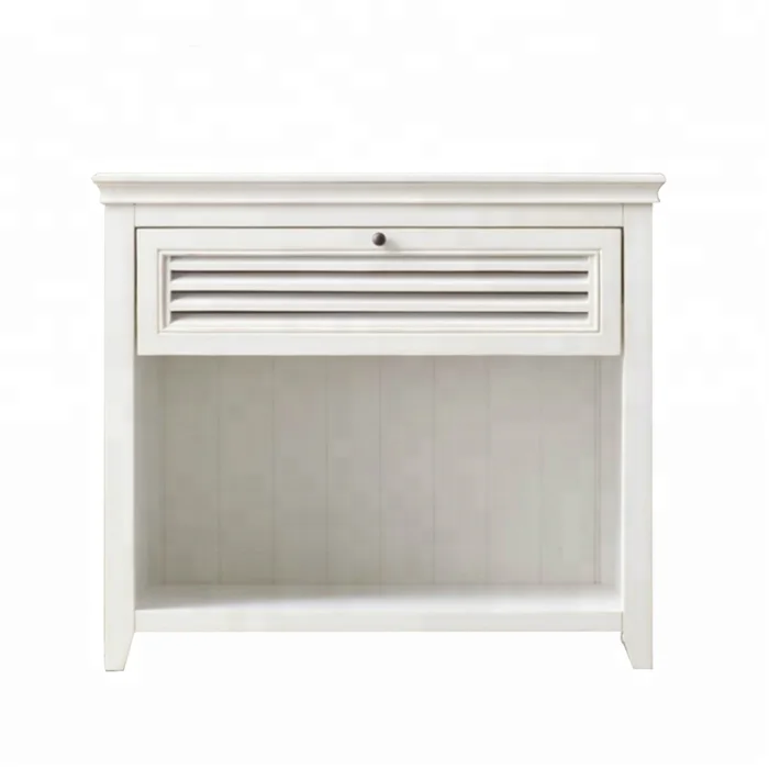 French Provincial Furniture Wood Antique White Storage Drawers