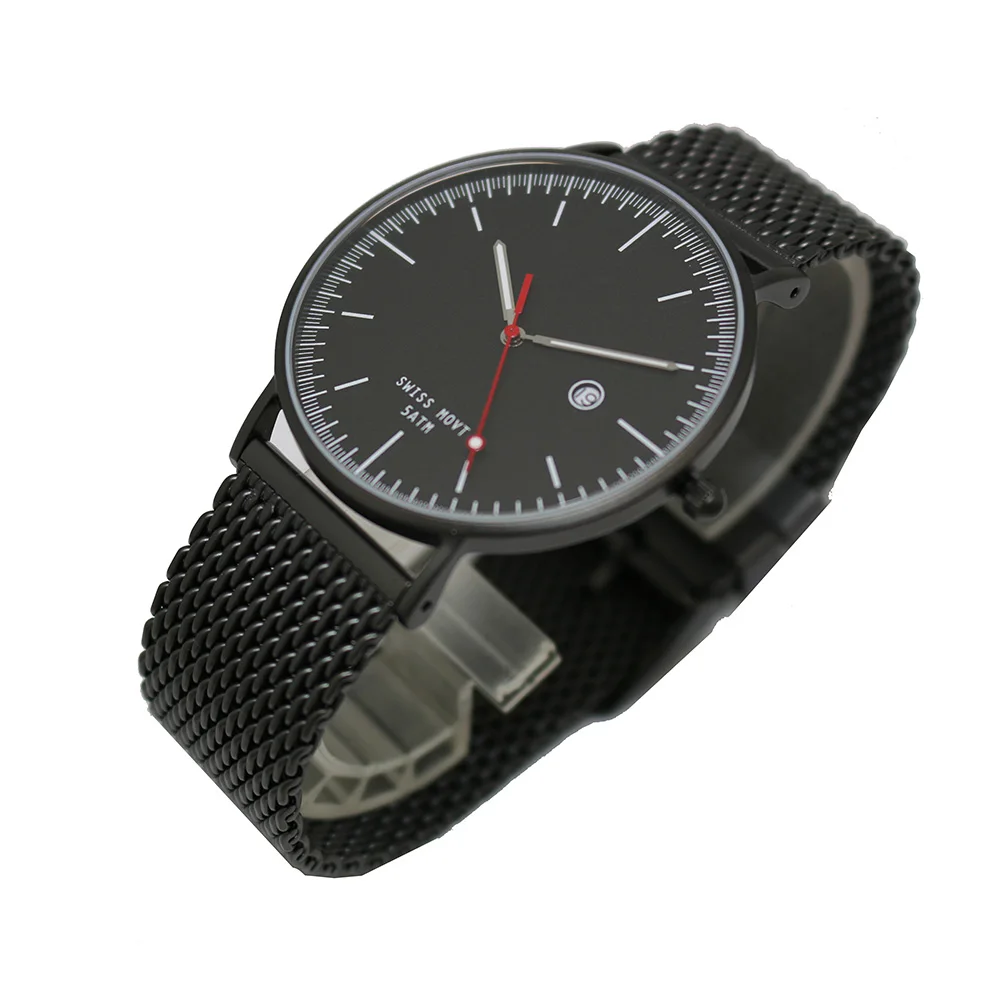 Classical Milan Band Ronda Quartz Movement Men Watches