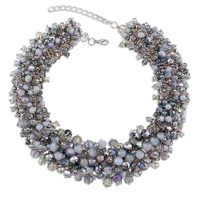 Luxualry Necklace Crystal Glass Bead Necklace Jewelry Women Necklace Wholesale