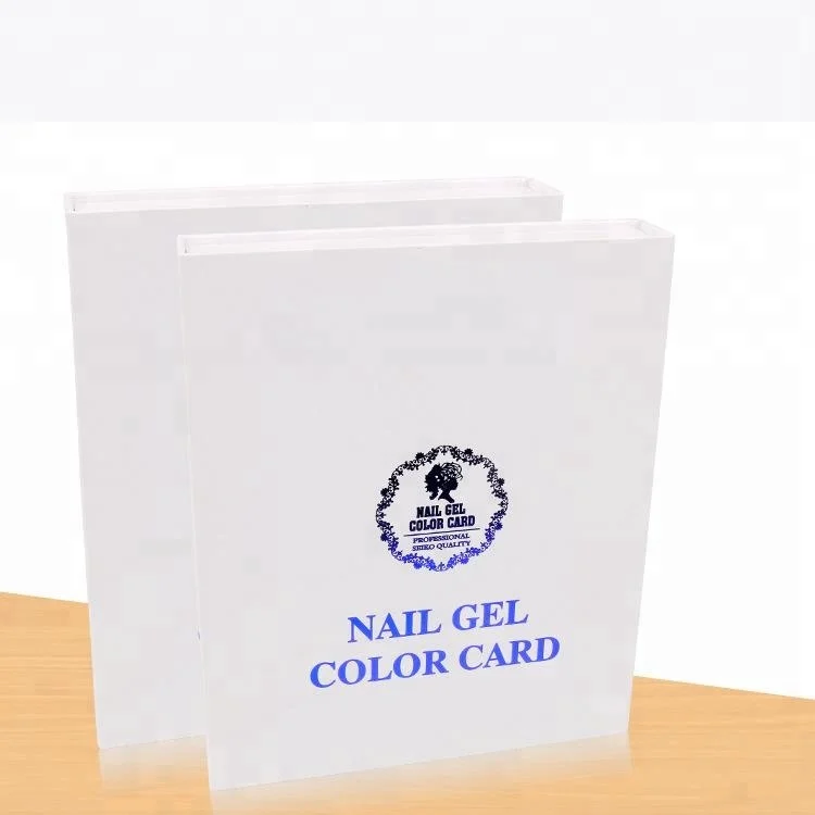 120/216 / 308 Gel Polish Colors Swatch Book For Nail Art Salon Color Chart Nail Gel Polish Display Book