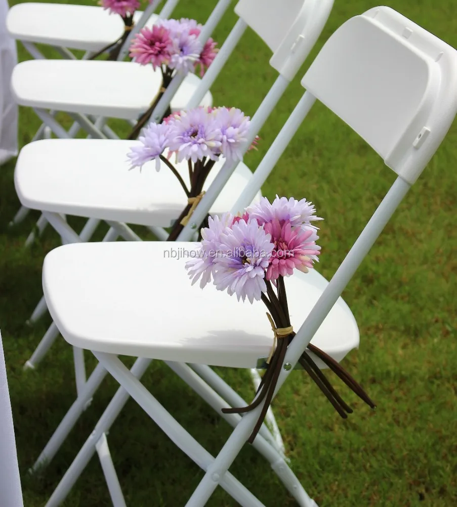 factory wholesale folding chair wedding with metal frame