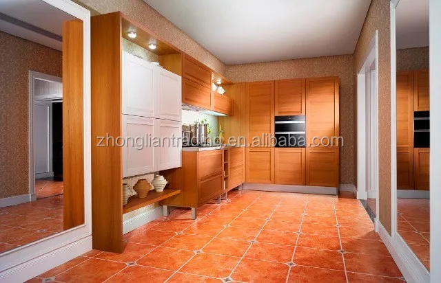 China factory simple designs aluminum profile kitchen cabinet