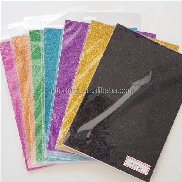 
various color glitter wrapping paper 