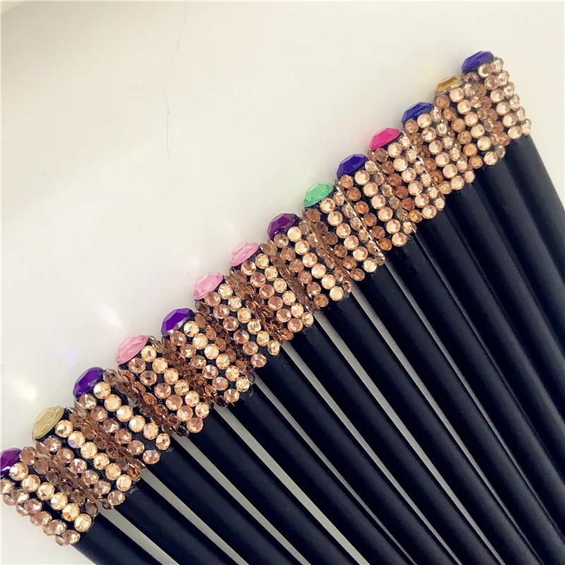 High Quality Surround 48 Pcs Diamond Topper Pencil, Diamond Black Pencil