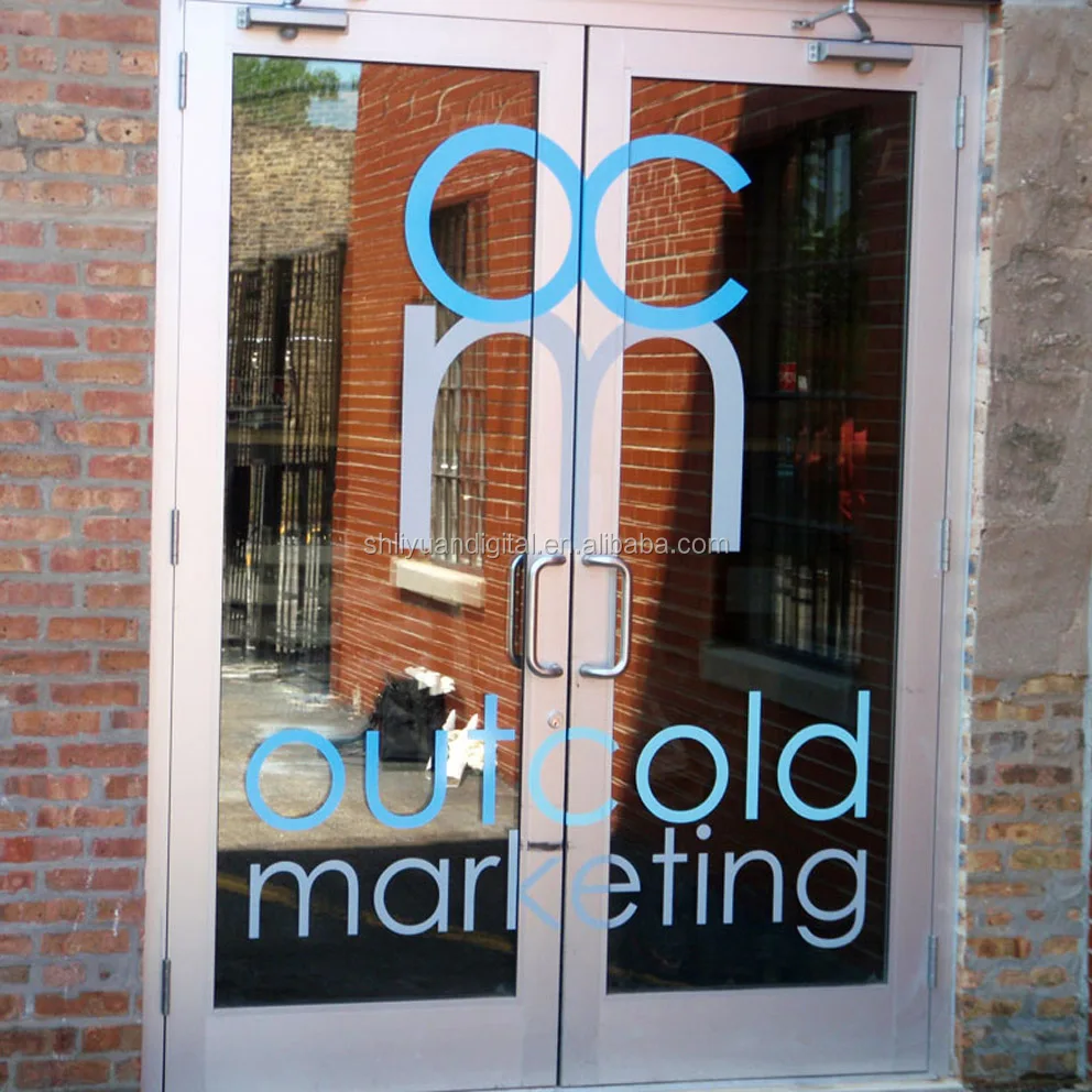 Personalized Die Cut Window Decals Shop Sticker  For Advertising