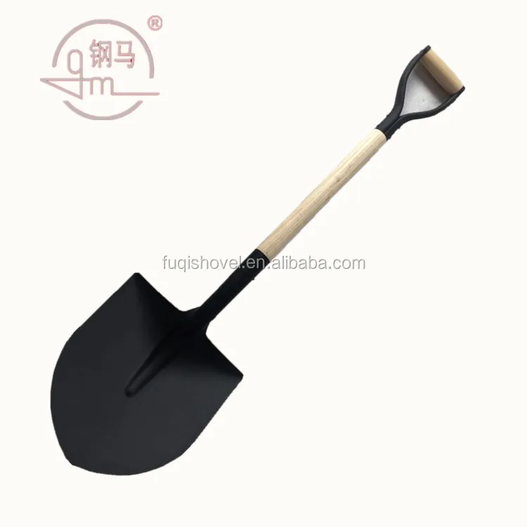 wholesale  South America round shovel shovel garden shovel with wooden handle S518-11Y